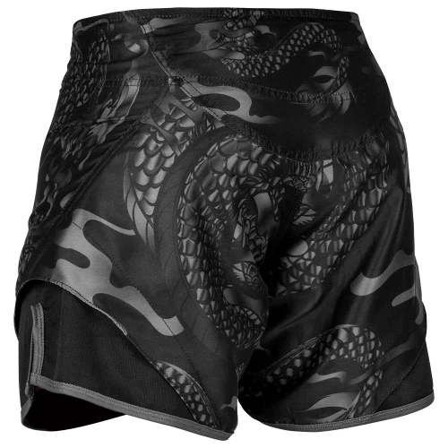 Шорты для MMA Venum Dragons Flight Fightshorts Black Black (VENUM-03298-114-M) - изображение 6