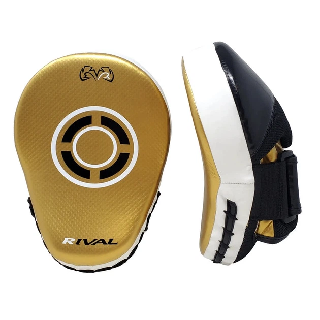 Лапы Rival RPM7 Fitness Punch Mitts Black Gold (RPM7-Black/Gold) - Фото 2 Лапы Rival RPM7 Fitness Punch Mitts Black Gold (RPM7-Black/Gold) - изображение 2
