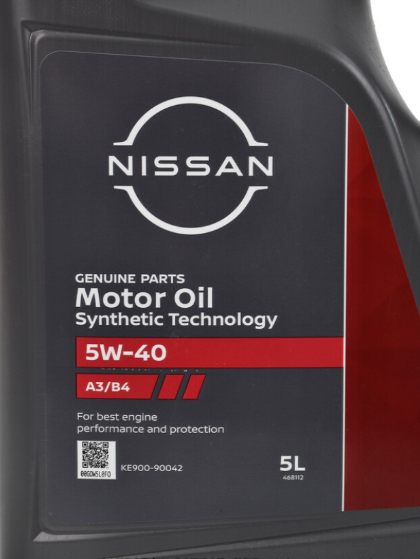 Моторное масло NISSAN KE90090042 Motor Oil 5W-40 - 5л - изображение 2