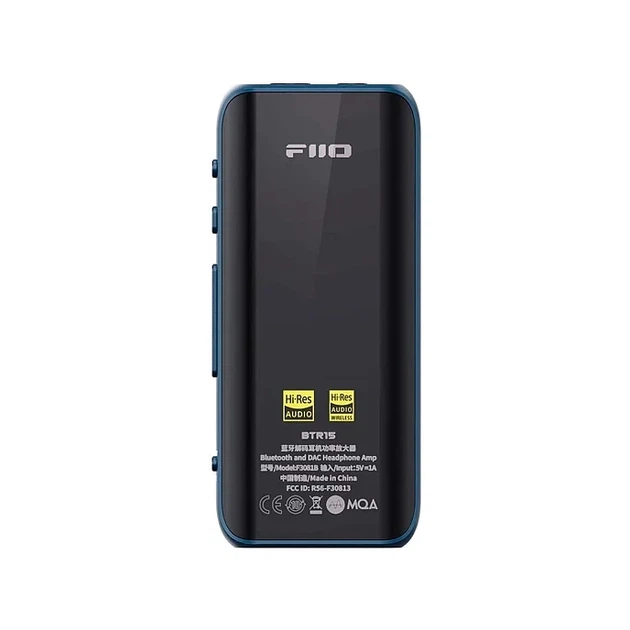 Bluetooth ЦАП із підсилювачем для навушників FiiO BTR15 Blue - изображение 4