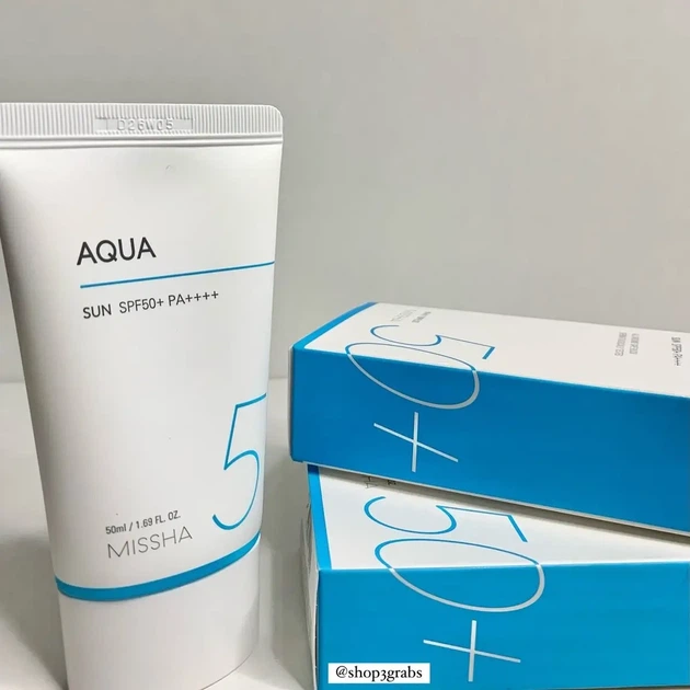 Солнцезащитный крем Missha - All-Around Safe Block Aqua Sun SPF50+/PA++++- 50ml - Фото 1 Солнцезащитный крем Missha - All-Around Safe Block Aqua Sun SPF50+/PA++++- 50ml - изображение 1