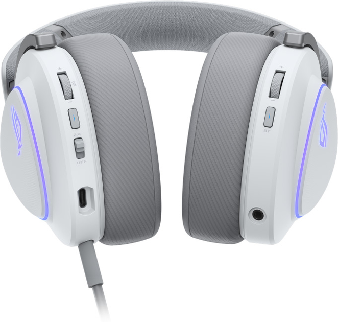 Słuchawki ASUS ROG Delta II White (90YH03W0-BHUA10) - obraz 4