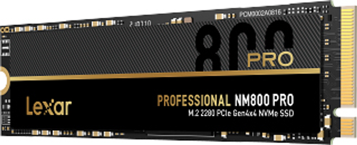 Dysk SSD Lexar NM800PRO 2TB M.2 2280 NVMe PCIe 4.0 x4 3D NAND TLC (LNMPLY8002T-RNNNG) - obraz 2