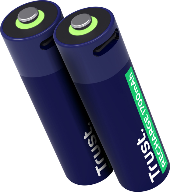 Акумулятор Trust USB Type-C AA, 1.5V 1700mAh, Li-Ion, 2 шт (TR25584) - зображення 4
