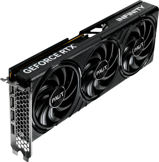 Karta graficzna Palit PCI-Ex GeForce RTX 5060 Ti Infinity 3 16GB GDDR7 (128bit) (2572/28000) (HDMI, 3 x DisplayPort) (NE7506T019T1-GB2061S) - obraz 2