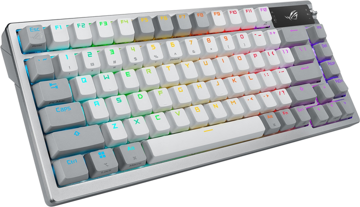 Klawiatura bezprzewodowa ASUS ROG Azoth NX Red PBT USB/Wireless White (90MP031A-BKUA11) - obraz 4