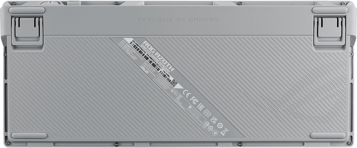Klawiatura bezprzewodowa ASUS ROG Azoth NX Red PBT USB/Wireless White (90MP031A-BKUA11) - obraz 6