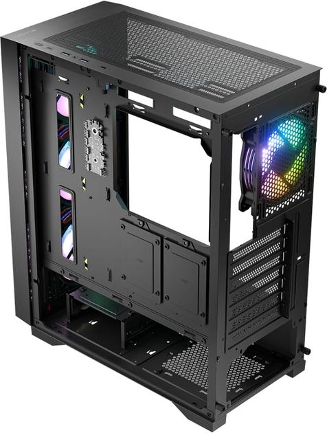 Obudowa Logic Concept Dart Pro ARGB Midi Black Mesh (AT-DART-PRO-ARGB-10) - obraz 3