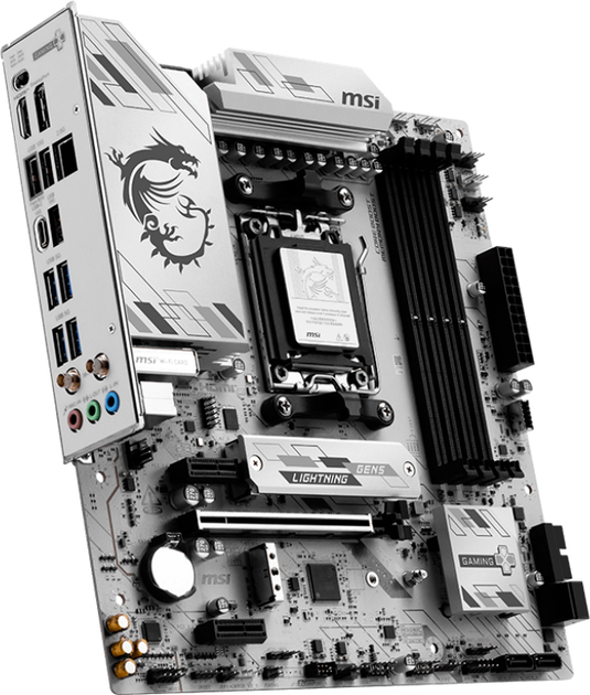 Płyta główna MSI B850M GAMING PLUS WIFI6E (sAM5, AMD B850, PCI-Ex16) - obraz 3
