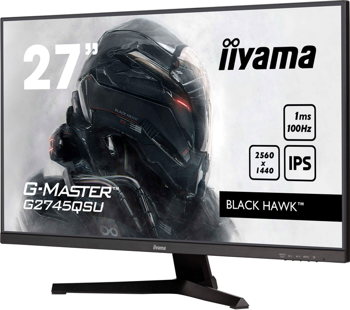 Monitor 27" iiyama G-Master Black Hawk G2745QSU-B2 - obraz 4