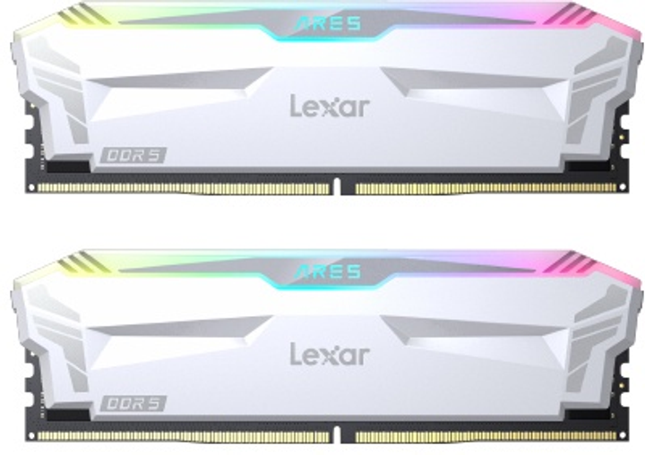Pamięć RAM Lexar DDR5-6800 32768MB PC5-54400 (Zestaw 2x16384) Ares RGB Black (LD5U16G68C34LA-RGD) - obraz 1