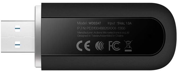 Adapter Wi-Fi/Bluetooth BenQ WD02AT WI-FI 6 + BT5.2 (5A.F8Y28.DE1) - obraz 3