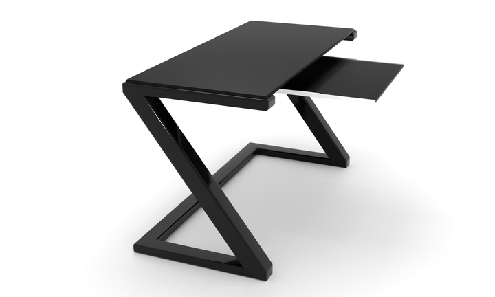 Скляний комп'ютерний стіл Ресифи black + (1200 x 600 x 750) - изображение 3