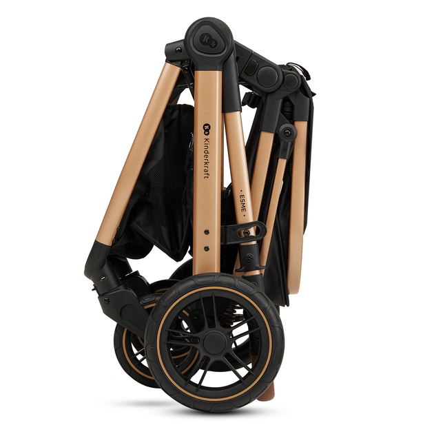Универсальная коляска 3 в 1 Kinderkraft Esme Pure Black (KSESME00BLK3000) - изображение 14