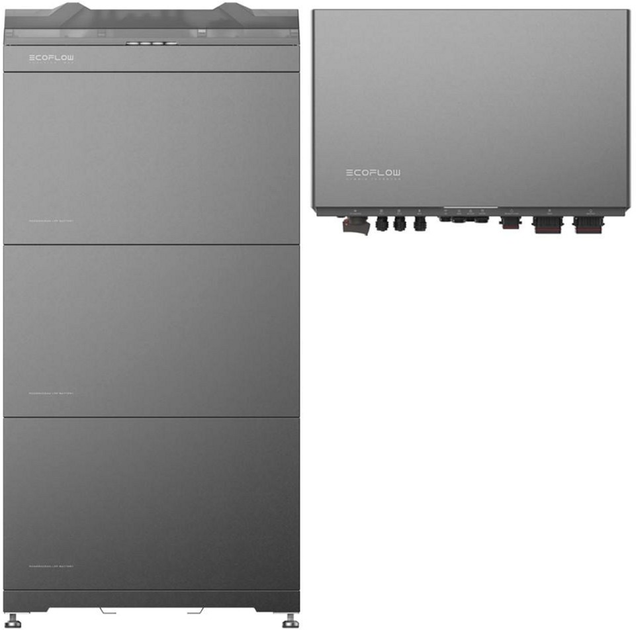 Hybrydowy inwerter EcoFlow PowerOcean 15 kWh Kit 12 kW 3-fazowy (756893004082) - obraz 1