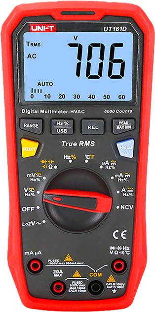 Miernik uniwersalny UNI-T UT161D (MIE0433) - obraz 1