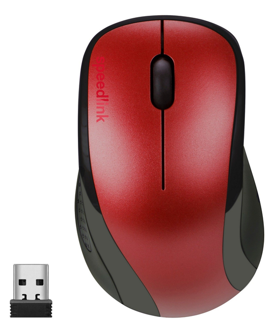 Mysz SPEEDLINK Kappa Wireless Red (SL-630011-RD) - obraz 1