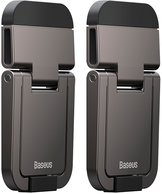 Podstawka pod laptopa Baseus Slim Laptop Kickstand 2pcs Grey (LUZC000013) - obraz 2