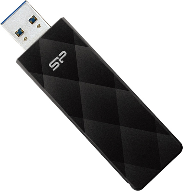 Pamięć flash USB Silicon Power Blaze B20 16GB USB 3.1 Gen1 Black (SP016GBUF3B20V1K) - obraz 2