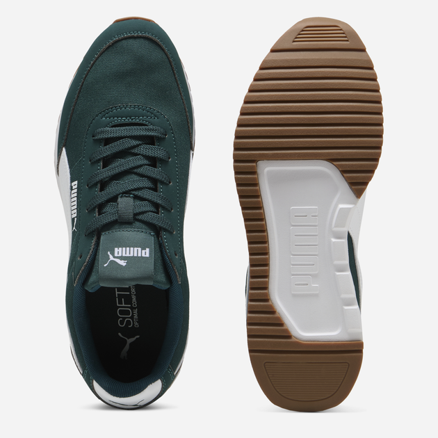 Мужские кроссовки Puma R78 Lightwind 40026712 42 (8UK) 27 см Green Terrain/White/Gum (4069156590519) - изображение 5