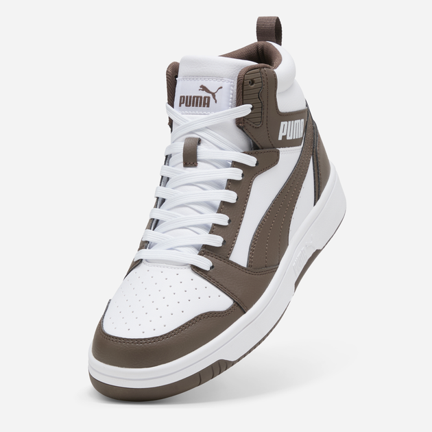 Мужские демисезонные ботинки Puma Rebound v6 39232649 41 (7.5UK) 26.5 см White/Flat Bronze (4069156603837) - изображение 5