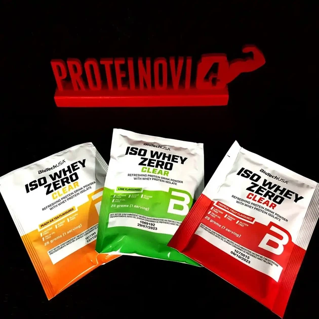 Сывороточный протеин изолят BioTech Iso Whey Zero Clear (25 г) биотеч изо вей зеро - изображение 2