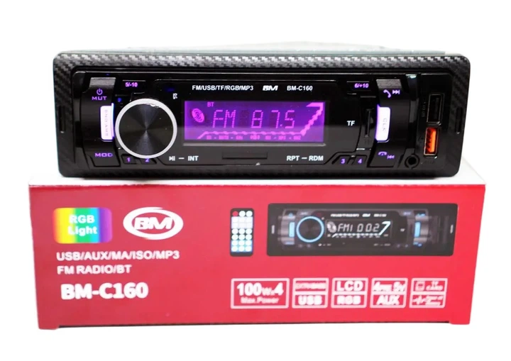 Автомагнитола Boschmann с пультом BM-C160 ISO 1DIN MP3+FM с Bluetooth 4х100W - изображение 6