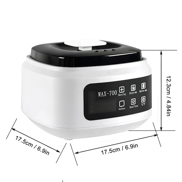 Баночный воскоплав Pro Wax 700 120W 450 мл (белый) для разогрева воска и депиляции - изображение 2