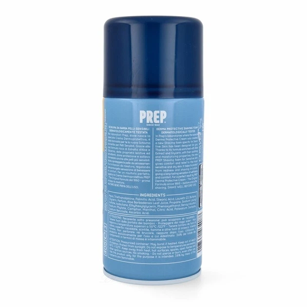 Пена для бритья для чувствительной кожи PREP Sensitive Skin Shaving Foam 300 мл - изображение 3