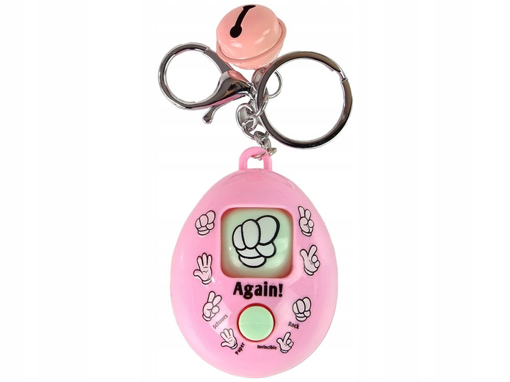 Brelok LEAN Toys Gra papier-kamień-nożyce Różowy (5905323216297) - obraz 3