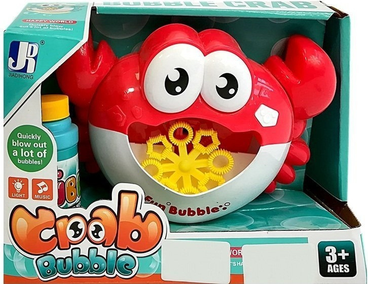 Машина для мильних бульбашок LEAN Toys Краб Червоний 3070 (5908275997542) - зображення 1