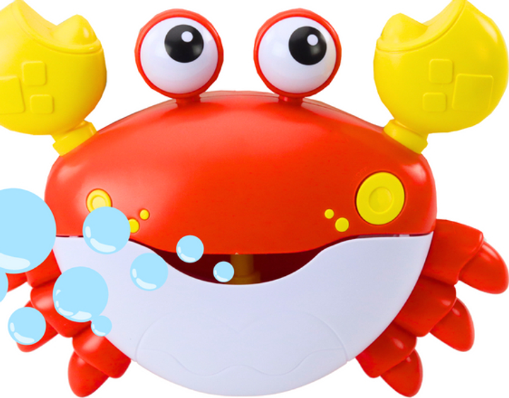 Maszynka do baniek mydlanych LEAN Toys Krab Czerwony 19952 (5905991013761) - obraz 3