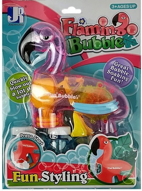 Pistolet do baniek mydlanych LEAN Toys Flaming Różowy 6731 (5905214979393) - obraz 1