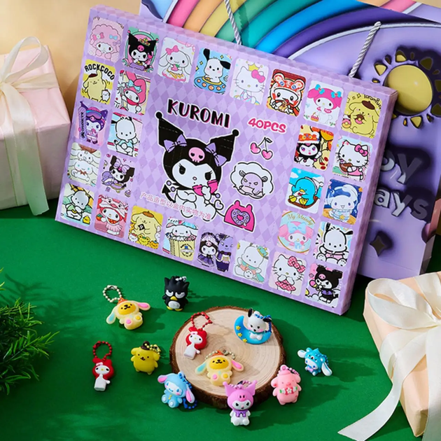 Подарочный игровой комплект набор адвент календарь с игрушками фигурками сюрпризами персонажем 40 фигурок (480799-Prob) Куроми - Фото 8 Подарочный игровой комплект набор адвент календарь с игрушками фигурками сюрпризами персонажем 40 фигурок (480799-Prob) Куроми - изображение 8