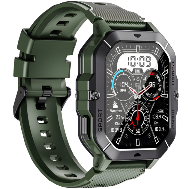 Смарт-годинник Oukitel BT101 Green (BT101-GN/OL) - зображення 3