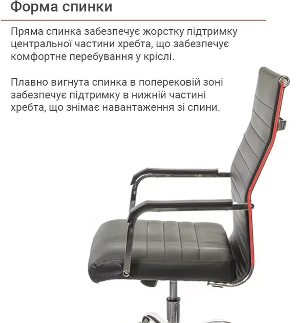 Кресло офисное эргономичное для дома АКЛАС Кап FX СН TILT Черный - изображение 5