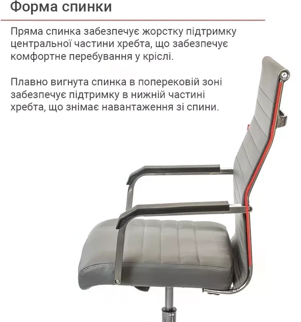 Кресло офисное эргономичное для дома АКЛАС Кап FX СН TILT Серый - Фото 3 Кресло офисное эргономичное для дома АКЛАС Кап FX СН TILT Серый - изображение 3