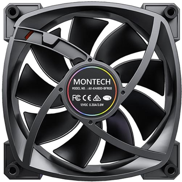 Wentylator Montech AX140 PWM Black - obraz 5