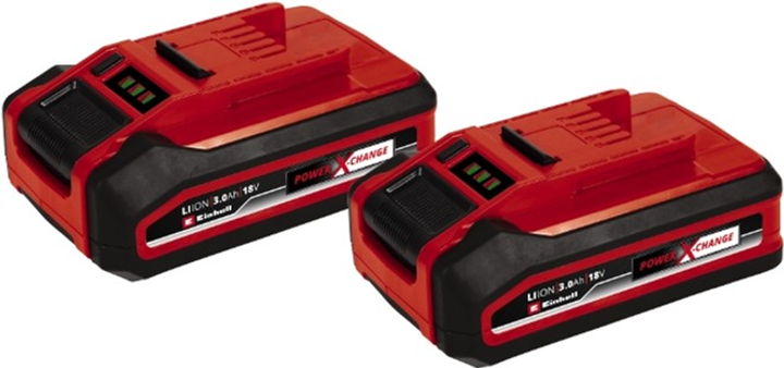 Akumulator Einhell X-Change 18 V Li-Ion 3 Ah PXC PLUS 2 szt (4511631) - obraz 1