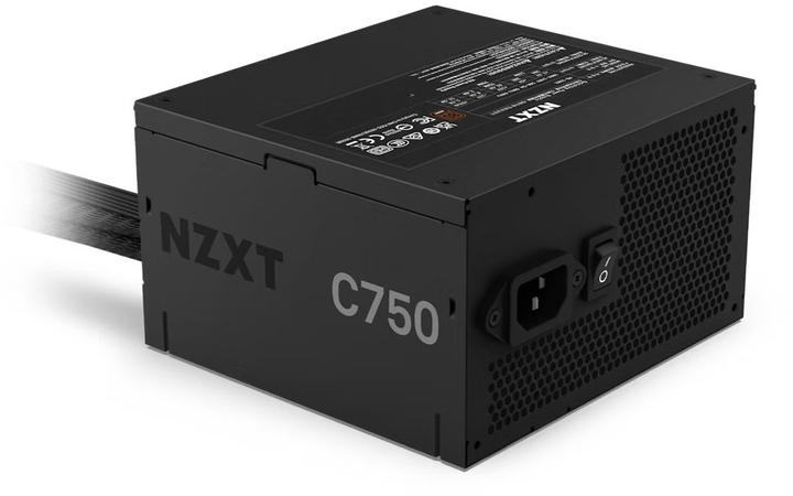 Zasilacz NZXT C750 750W 80+ Bronze Black (PA-7B2BB-EU) - obraz 2