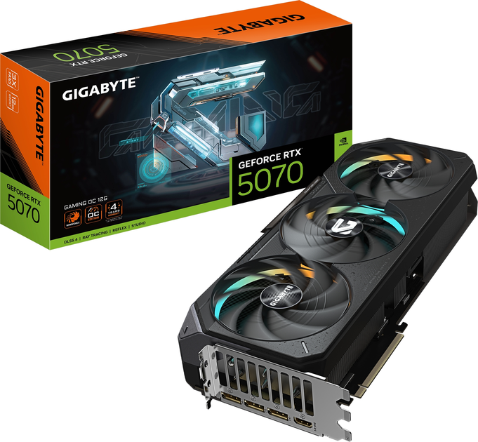 Відеокарта Gigabyte PCI-Ex GeForce RTX 5070 Ti Gaming OC 16GB GDDR7 (256bit) (30000) (HDMI, 3 x DisplayPort) (GV-N507TGAMING OC-16GD) - зображення 10