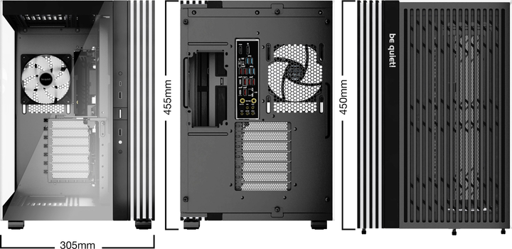 Obudowa be quiet! Light Base 600 LX Black (BGW67) - obraz 9