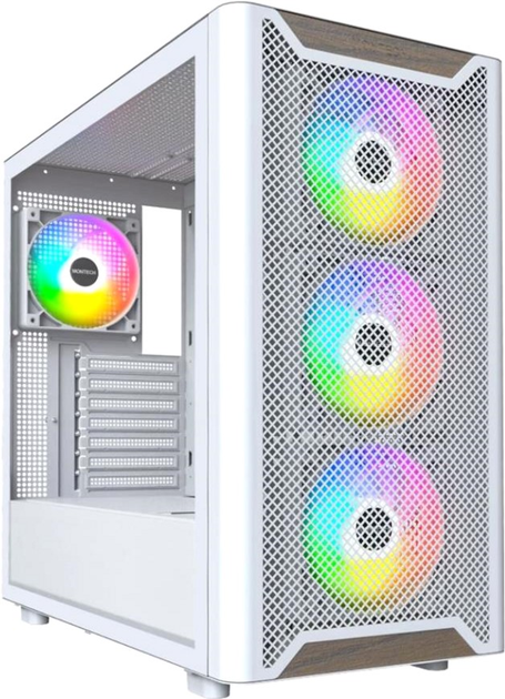 Obudowa Montech XR Wood White - obraz 1