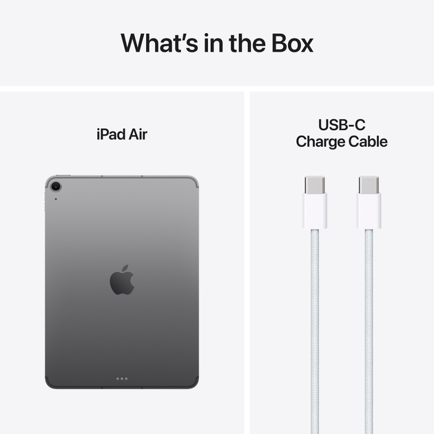 Tablet Apple iPad Air 11" M3 2025 Wi-Fi + Cellular 512GB Space Grey (MCG44) - obraz 10
