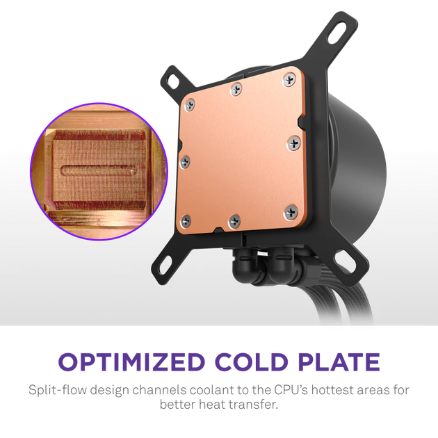 System chłodzenia cieczą NZXT Kraken Plus RGB V2 360 mm AIO Liquid Cooler Black (RL-KR360-B2) - obraz 5