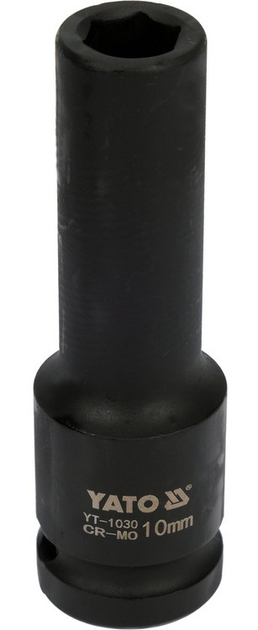 Nasadka udarowa długa YATO 1/2" 10 mm (YT-1030) - obraz 1
