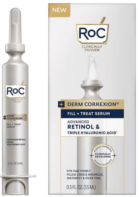 Сироватка для обличчя Roc Derm Correxion Fill + Treat з гіалуроновою кислотою 15 мл (1210000800343) - зображення 1