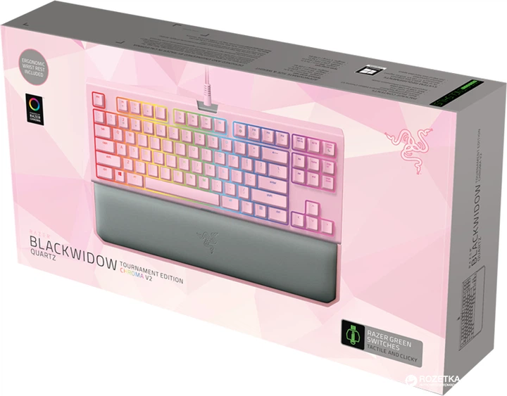 その他 BlackWidow TE Quartz v2 z2zed1b Клавиатура проводная Razer BlackWidow TE Chroma V2 Quartz Edition