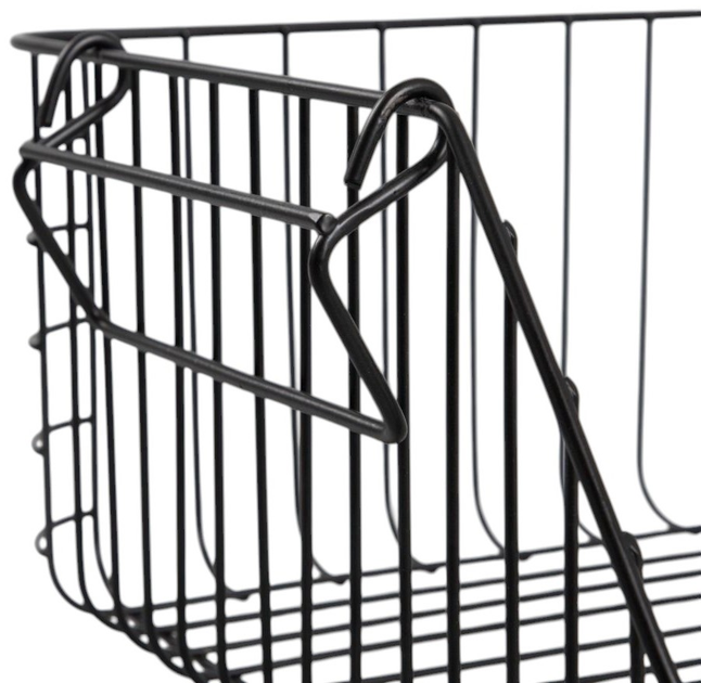 Kosz Homla EYRE metalowy czarny niski 30x30 cm (5906496730801) - obraz 2
