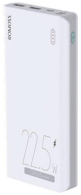 Powerbank Romoss Sense 6F 20000mAh 22.5W White (6973693499168) - obraz 2